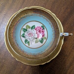 Vintage Paragon Tea Cup & Saucer.  England. Fine Bone China.